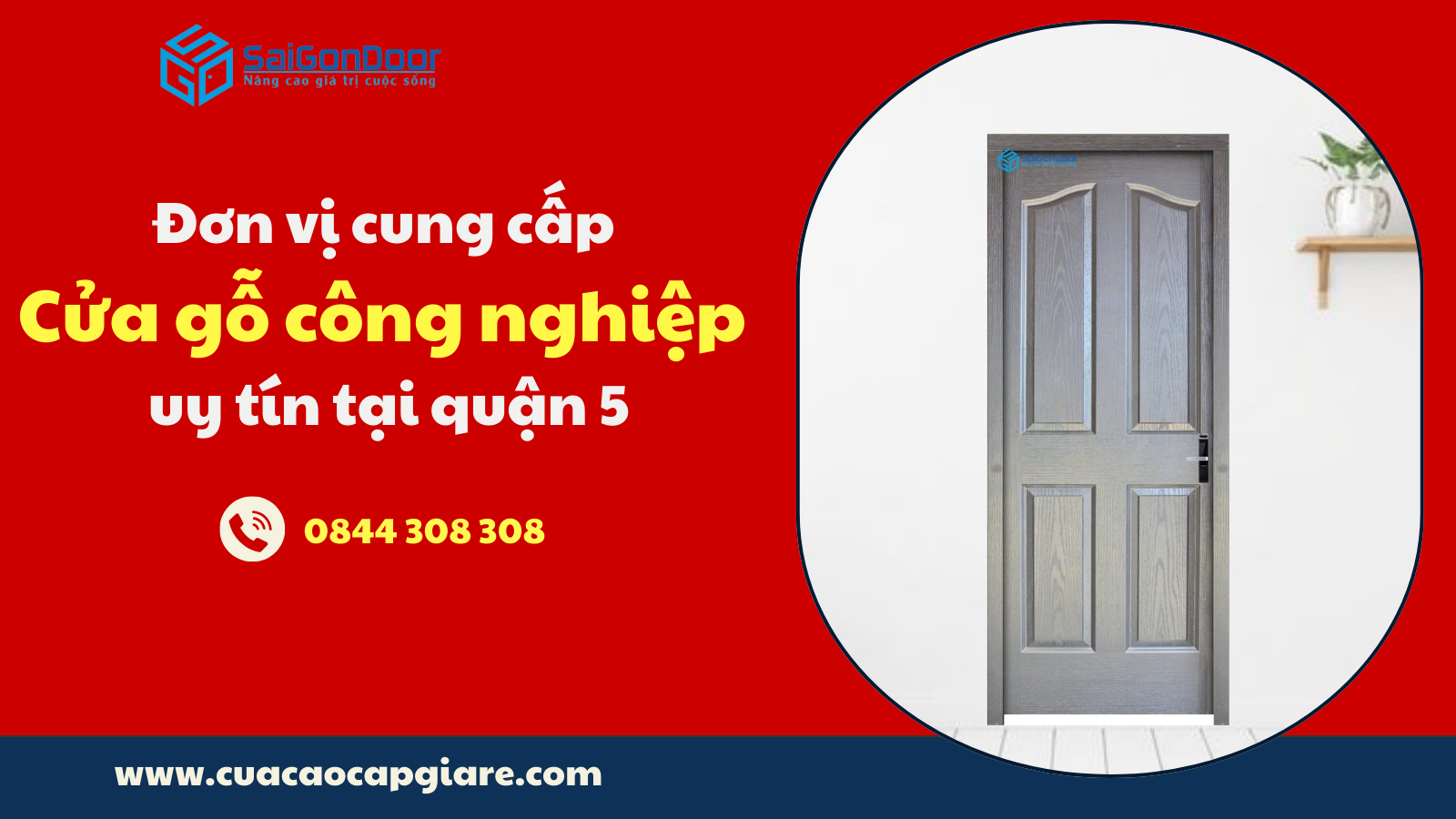 Đơn vị cung cấp cửa gỗ công nghiệp uy tín tại quận 5