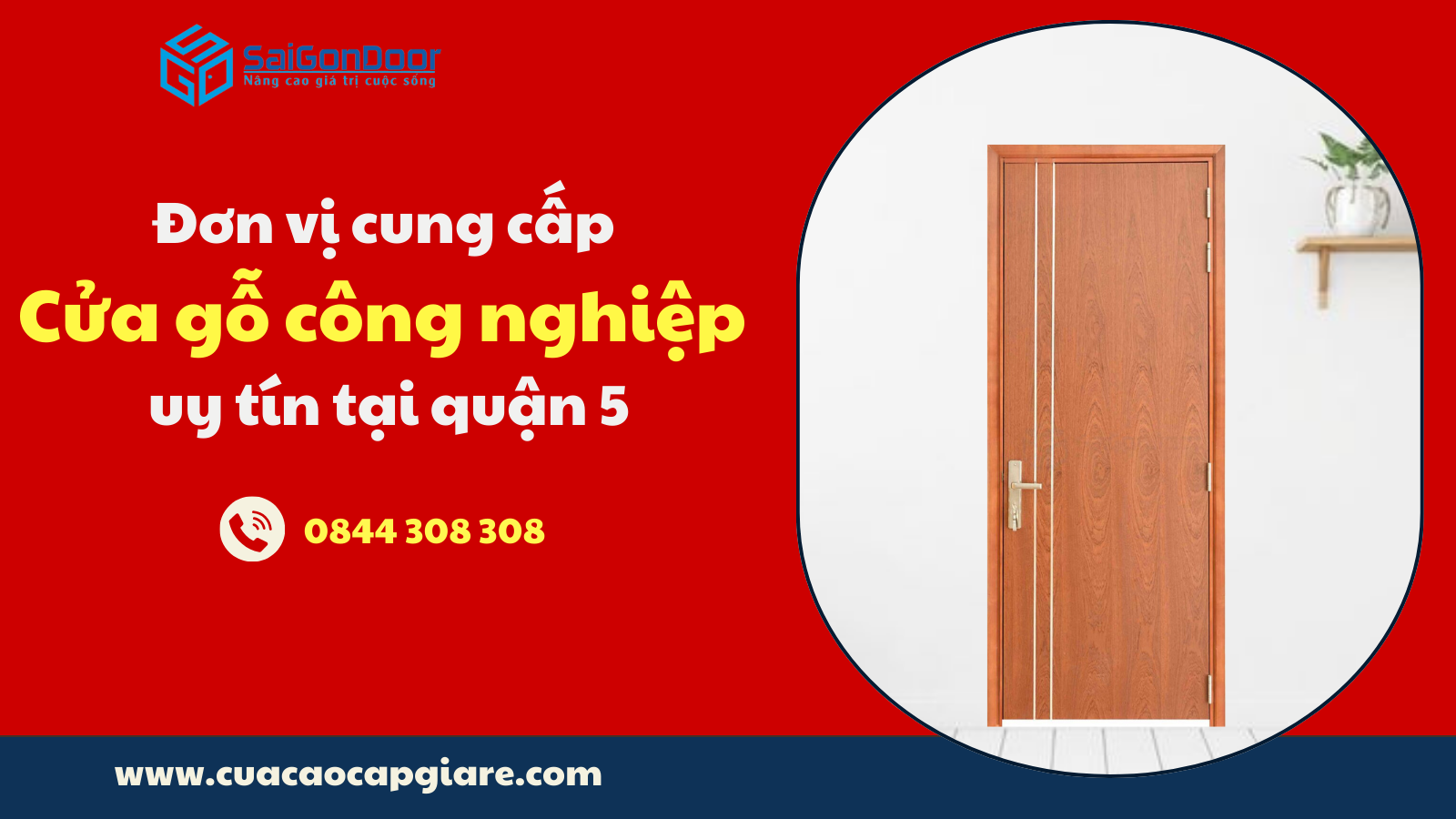 Đơn vị cung cấp cửa gỗ công nghiệp uy tín tại quận 5