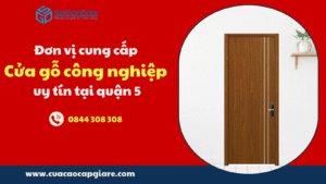 Đơn vị cung cấp cửa gỗ công nghiệp uy tín tại quận 5