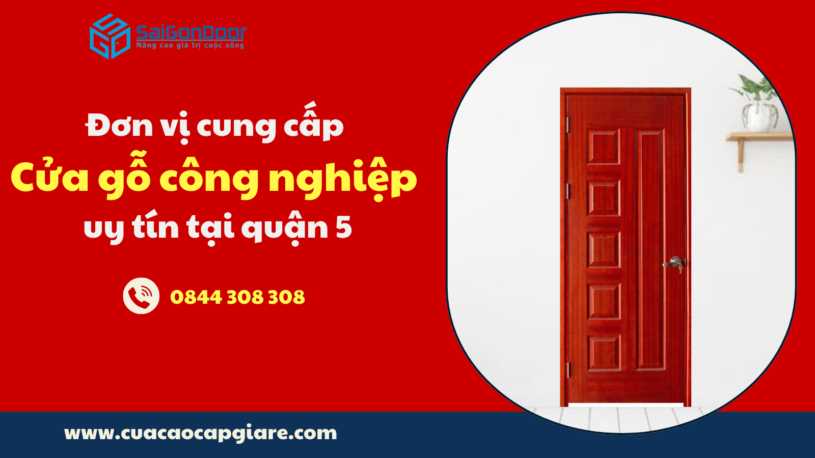 Đơn vị cung cấp cửa gỗ công nghiệp uy tín tại quận 5