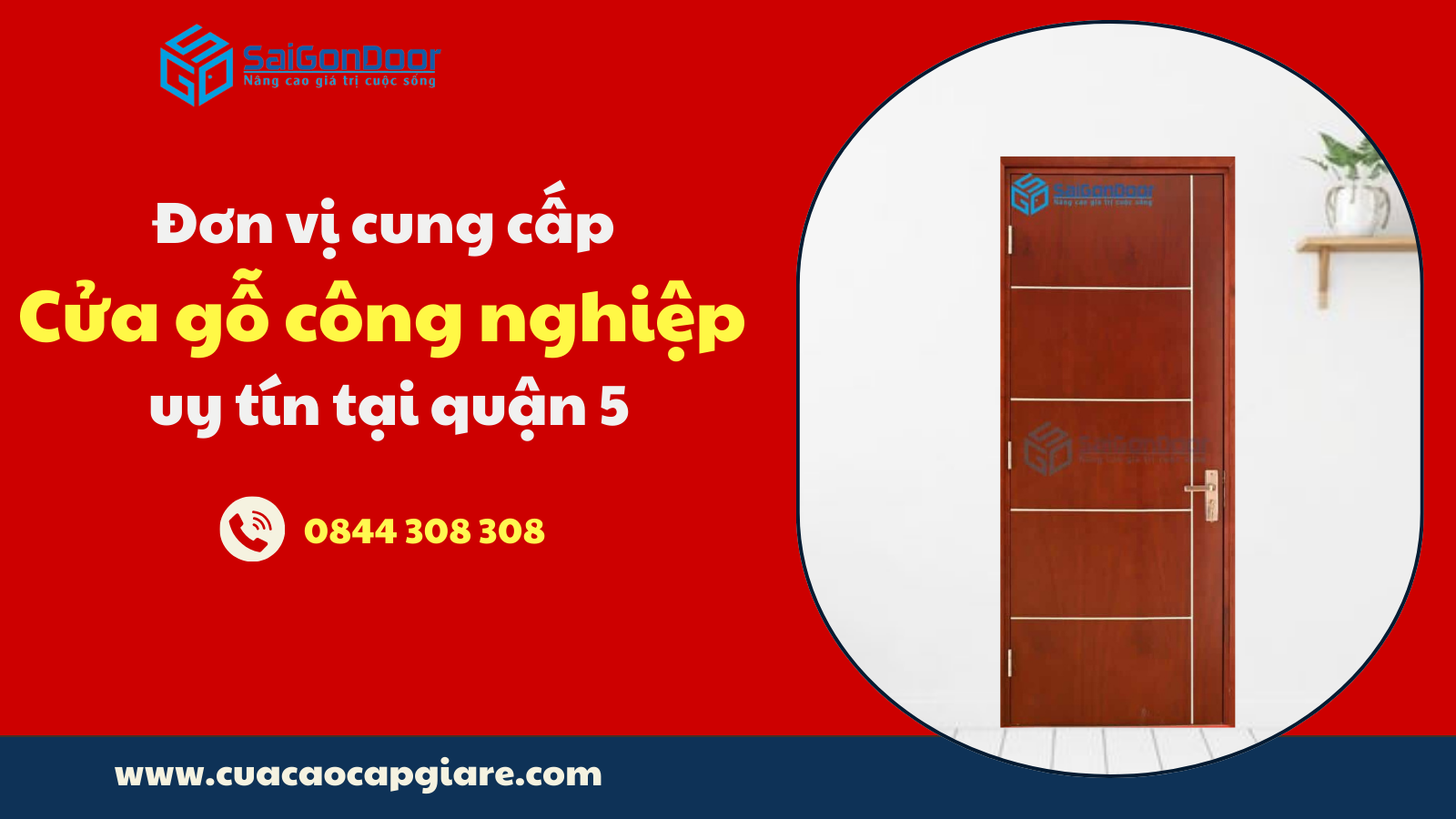 Đơn vị cung cấp cửa gỗ công nghiệp uy tín tại quận 5
