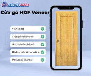 LỰA CHỌN CỬA GỖ PHÒNG NGỦ GIAHUYDOOR - BỀN ĐẸP VÀ TIỆN ÍCH