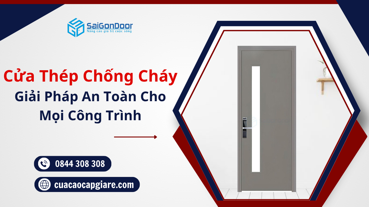 Cửa Thép Chống Cháy – Giải Pháp An Toàn Cho Mọi Công Trình