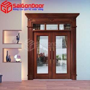 Cửa Thép Vân Gỗ – Vẻ Đẹp Sang Trọng Kết Hợp An Toàn